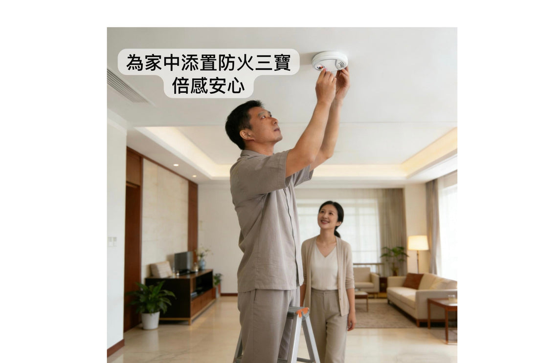 為家居增添防火三寶-火警偵測器(煙霧感應器)