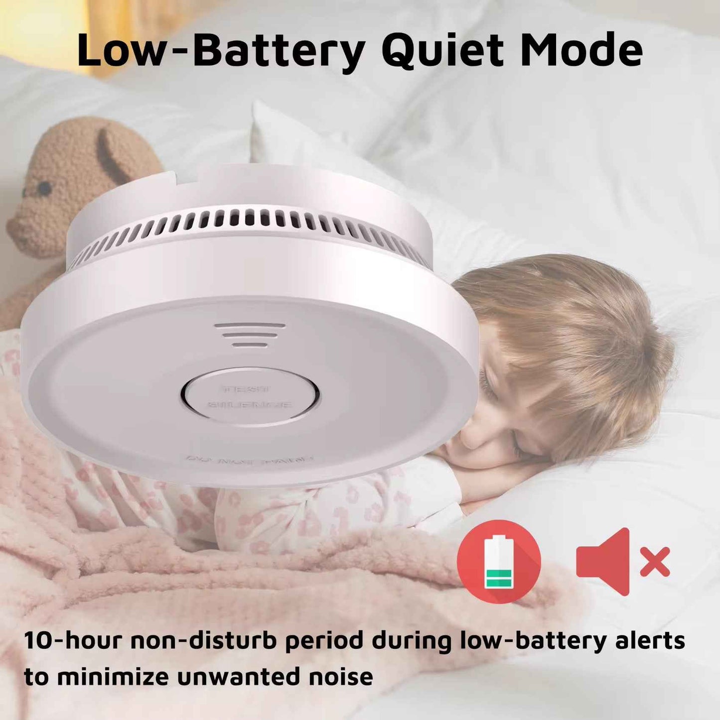 入門火警偵察器｜電池有效10年｜冇wifi功能｜歐盟CE認證 ｜簡易安裝｜DH-001